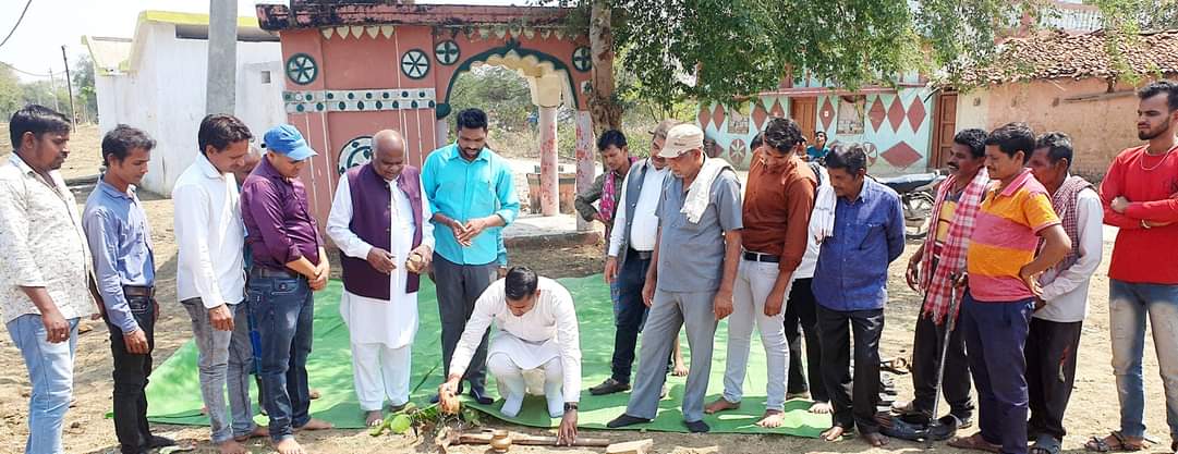 पाइप लाइन विस्तार..टंकी निर्माण पर खर्च होगा 87 लाख..जिला पंचायत सभापति अंकित ने किया भूमिपूजन..